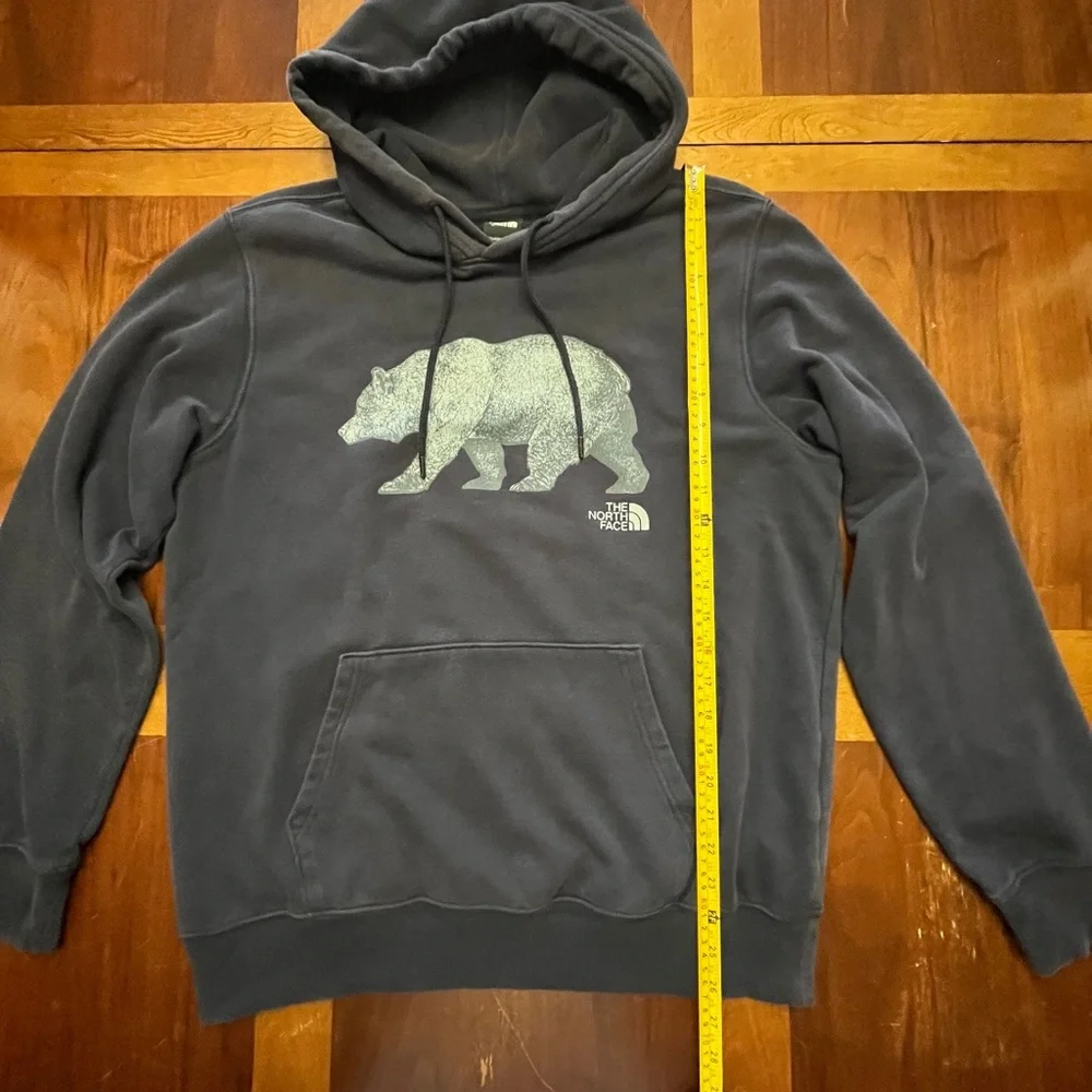 The North Face Men's Bear Navy Blue Hoodie Size Medium
